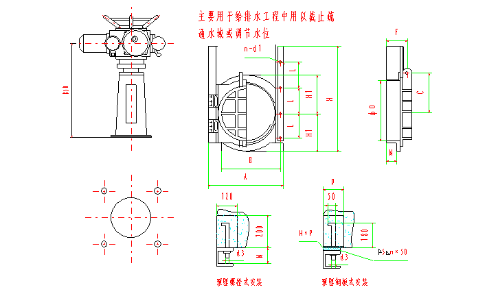 電動圓閘門